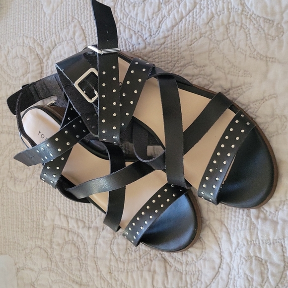 Torrid black studded sandals - Picture 3 of 4